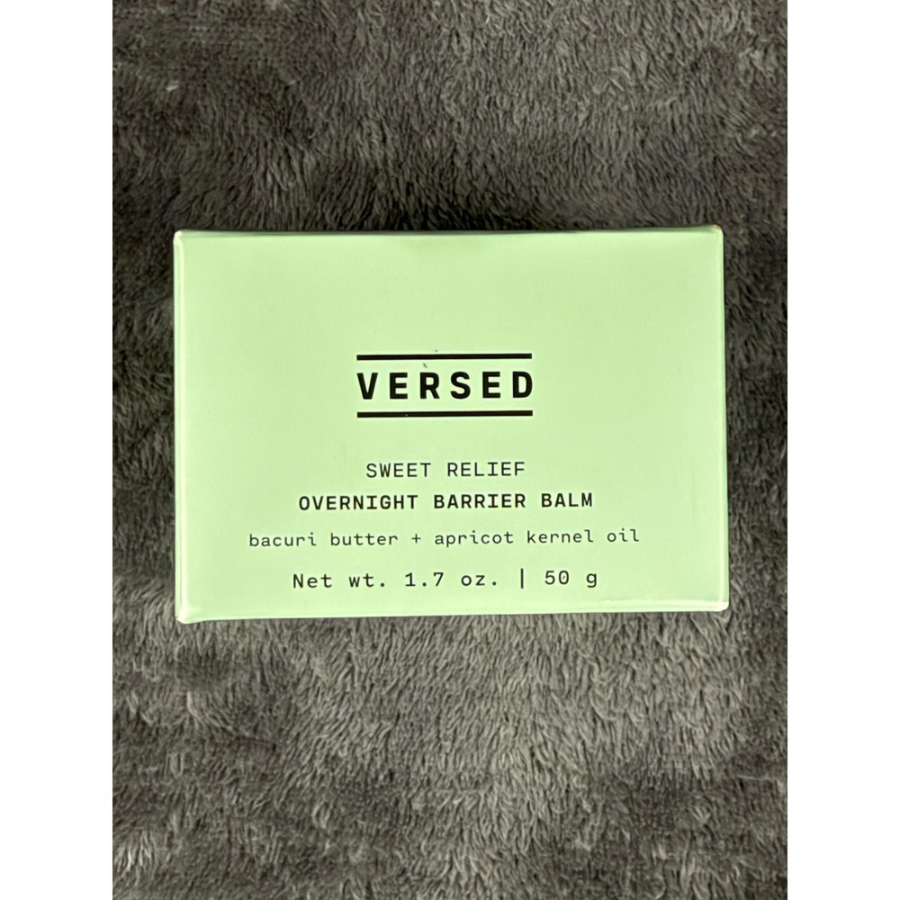 Versed Sweet Relief Overnight Barrier Balm 1.7 oz Green Moisturizer NEW
